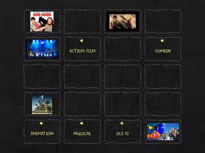 FILMS AND ADJECTIVES MEMORY GAME OU6 U5 