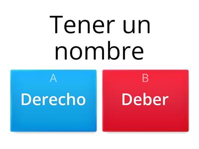 Derechos y deberes 