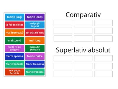 Adjectivul. A2 - Gradul de comparație superlativ