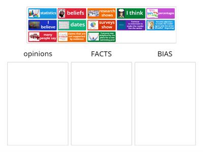 Identifying facts, opinion & bias