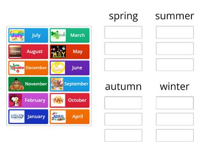 Seasons Months