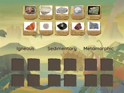 Types of Rocks 