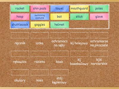 Sprzet Sportowy dział 2 klasa 6 angielski 