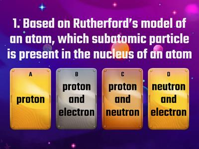 SCIENCE QUIZ 1