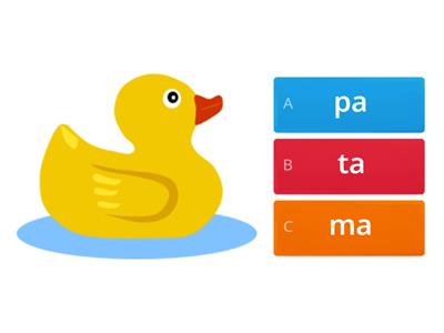 Por que silaba começa a palavra? (letras P,T,L,D,B,V,M)