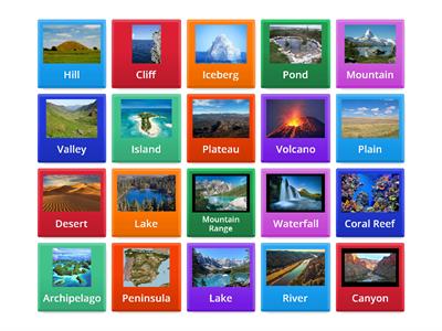  Landforms vocabulary