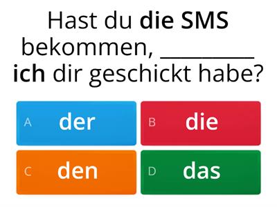 A2.2 - Relativsätze im Nominativ und Akkusativ (Kapitel 12)