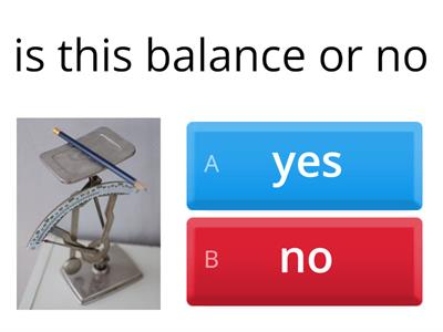 Balance and unbalace