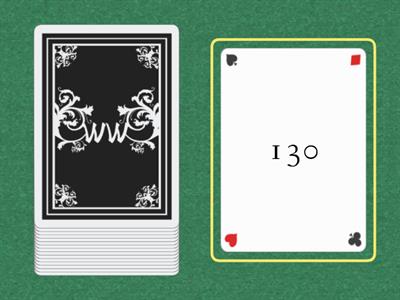 Two and Three digit number cards 