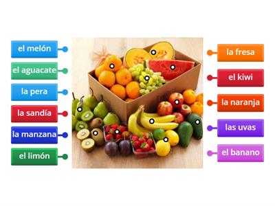 Las frutas (Descripciones) - Y1