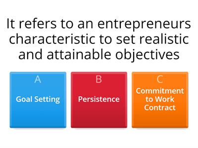 Personal Entrepreneurial Competencies