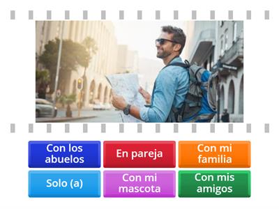 ¿Con quién viajas?