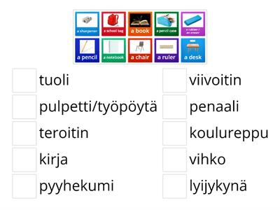 koulutarvikkeet / school supplies