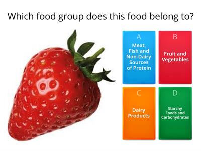Food Groups Quiz - Science Week 2