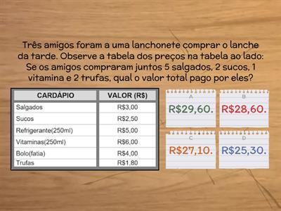 PROBLEMAS MATEMÁTICOS