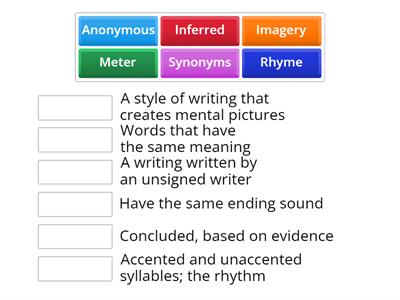 M1 Vocab List 2