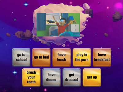 Practice Vocabulary Super Minds 2 | My day