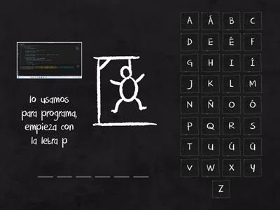 La programación con el ahorcado