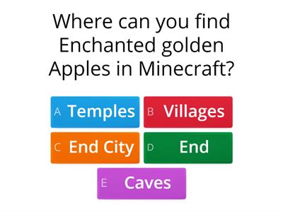 Minecraft Quiz (Medium) 