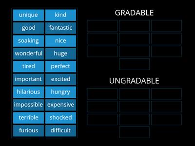2.3 Gradable and Ungradable Adjectives