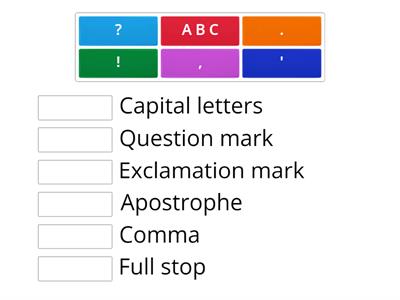 Names of Punctuation Marks E3