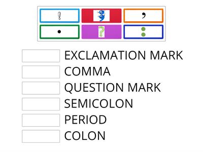 PUNCTUATION MARKS