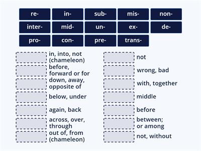 Prefix match to inter-