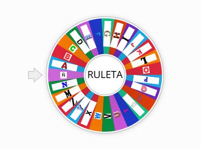 ruleta de abecedario