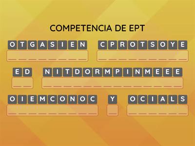 COMPETENCIA DE EPT