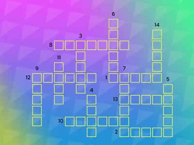 Unit 8- ar & or words crossword puzzle