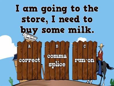 Comma splices and run-ons