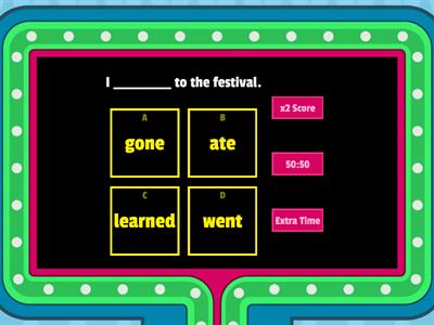 Past Simple Tense - quiz