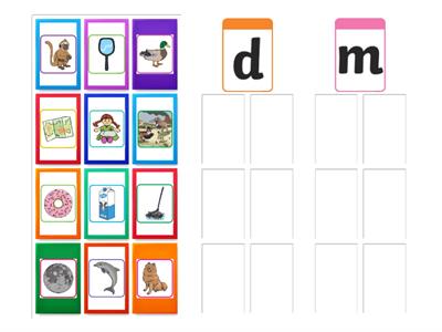 Phonics /m/ /d/