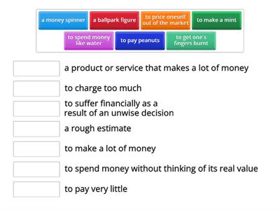 Money related idioms