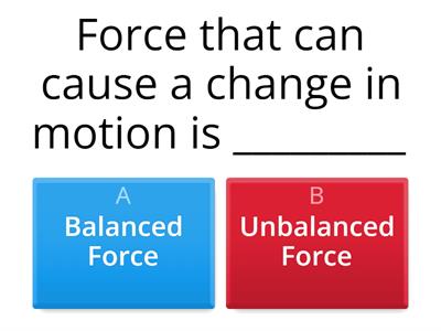 U15L1 Balanced and Unbalanced Forces
