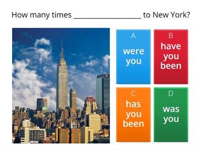 Simple Past vs Present Perfect