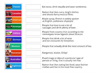 National stereotypes (A2)