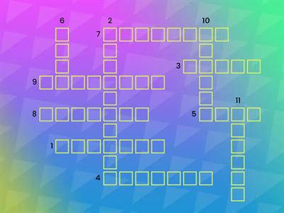 Health problems: fill in the crossword based on the synonyms