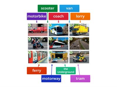 New English File 4th edition Intermediate 3A Vocabulary PUBLIC TRANSPORT AND VEHICLES