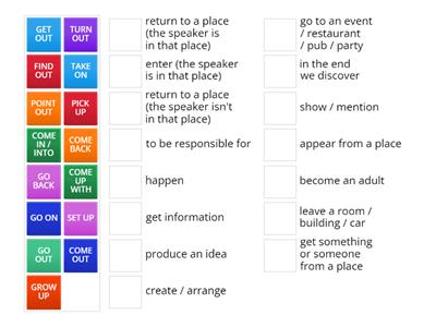 phrasal verbs