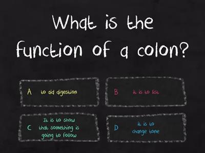 Punctuation quiz