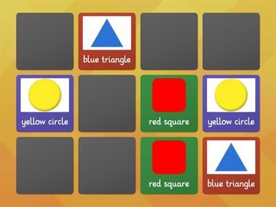 Shapes Review- Memory Game
