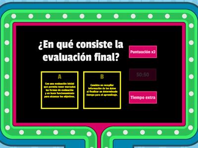 PREGUNTAS DE EVALUACIÓN EDUCATIVA