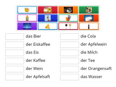 Getränke - Deutsch A1