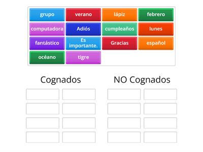  Cognados ESP I