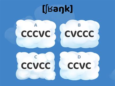 Bestimme die CV-Struktur!