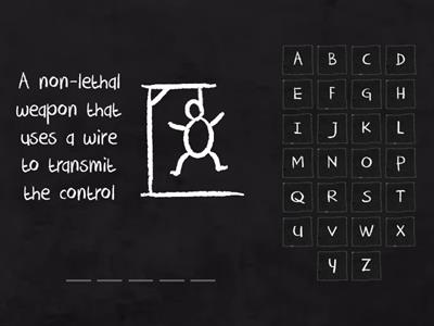 Forensics Hangman