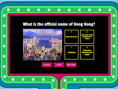 How well do you know about Hong Kong? 