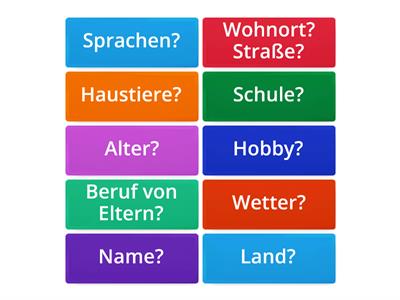 Fliptiles Fit in Deutsch A1 Sprechen Stell dich vor!