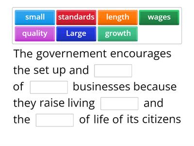 Government encouragement of enterprises